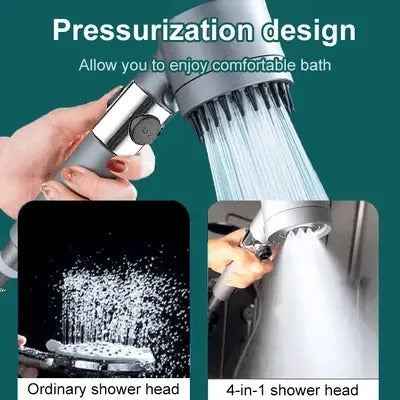 Rain-Pressure Filter Shower Head