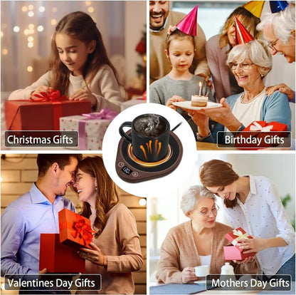Electric Coffee Mug Warmer Set