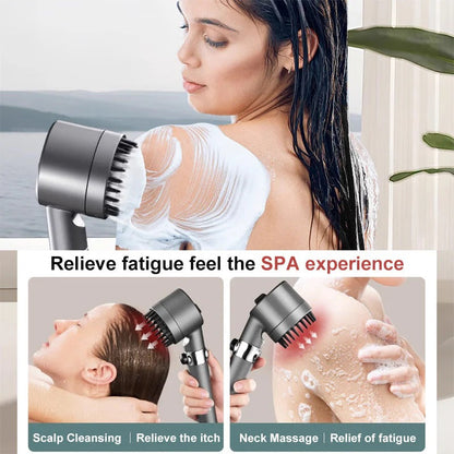 Rain-Pressure Filter Shower Head