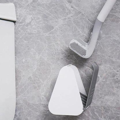 Self-Cleaning Hygienic Toilet Brush Set