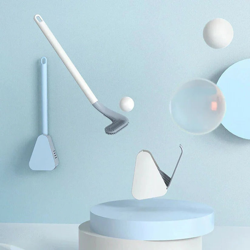 Self-Cleaning Hygienic Toilet Brush Set