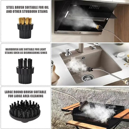 Deep-Clean Handheld Steam Cleaner Kit