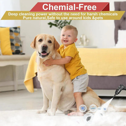 Deep-Clean Handheld Steam Cleaner Kit