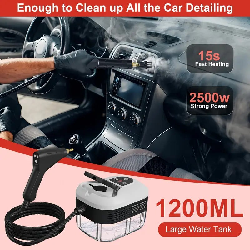 Deep-Clean Handheld Steam Cleaner Kit