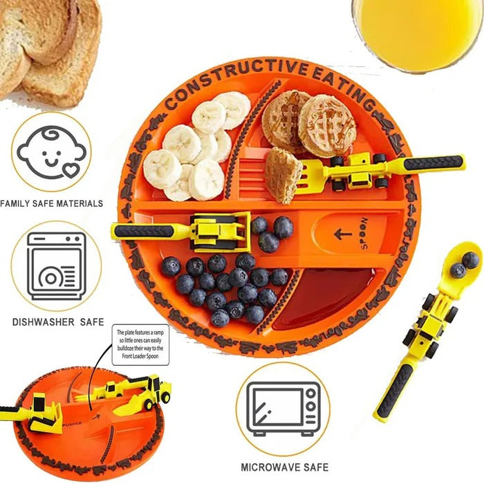 Kids Construction Themed Dining Set