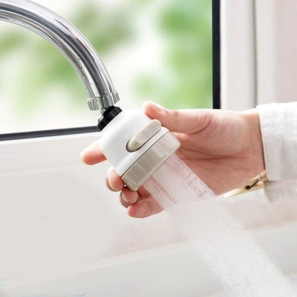 360-Degree Rotating 3-Mode Faucet Attachment
