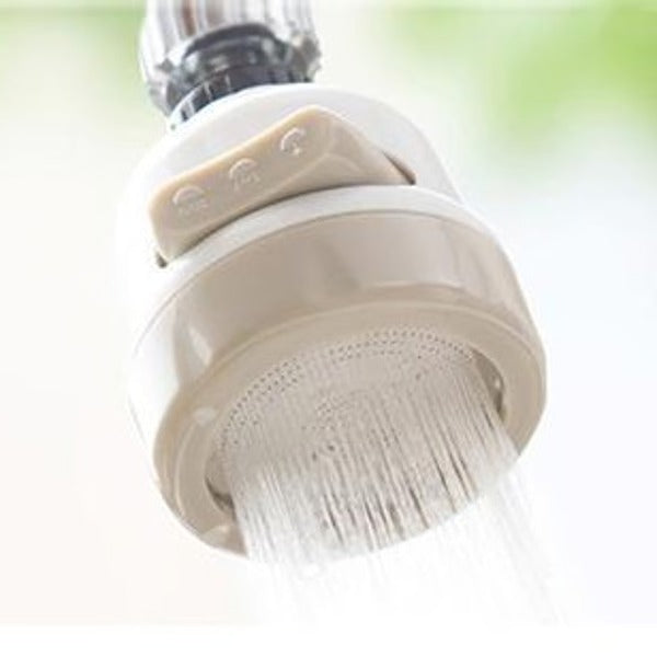 360-Degree Rotating 3-Mode Faucet Attachment