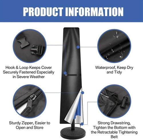Waterproof Outdoor Parasol Storage Cover