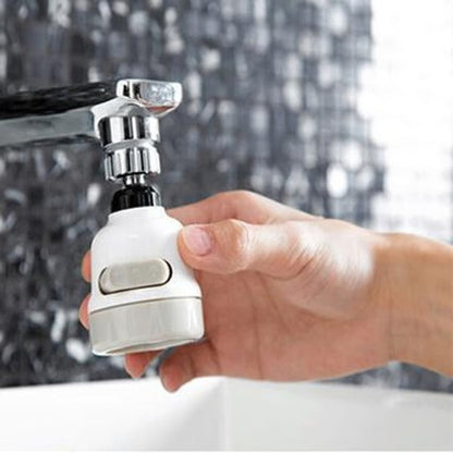 360-Degree Rotating 3-Mode Faucet Attachment