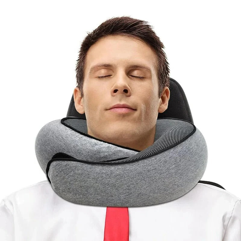 Adjustable Memory Foam Travel Neck Pillow