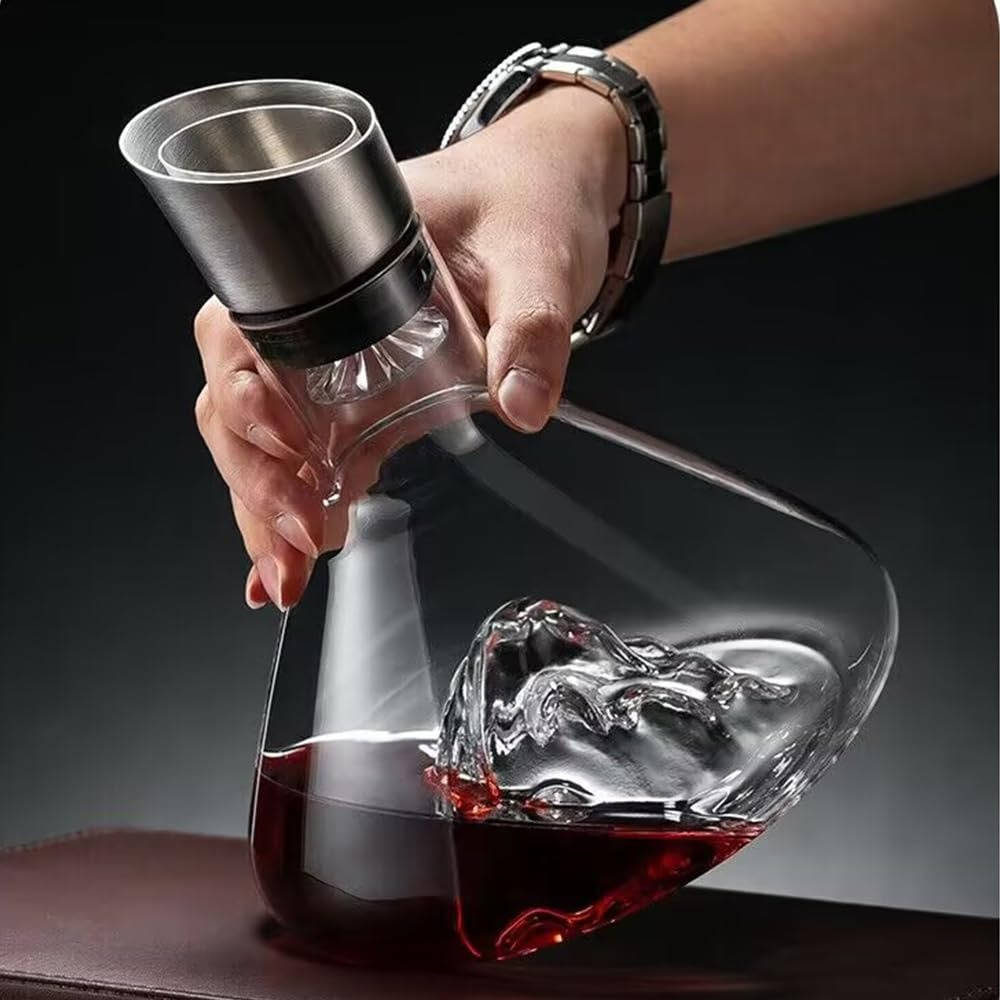 Crystal Wine Decanter Aerator Carafe
