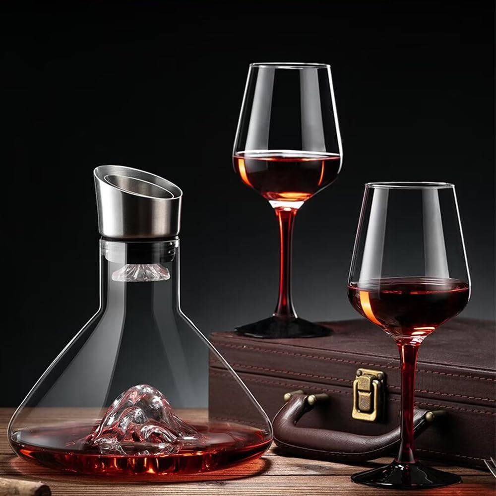 Crystal Wine Decanter Aerator Carafe