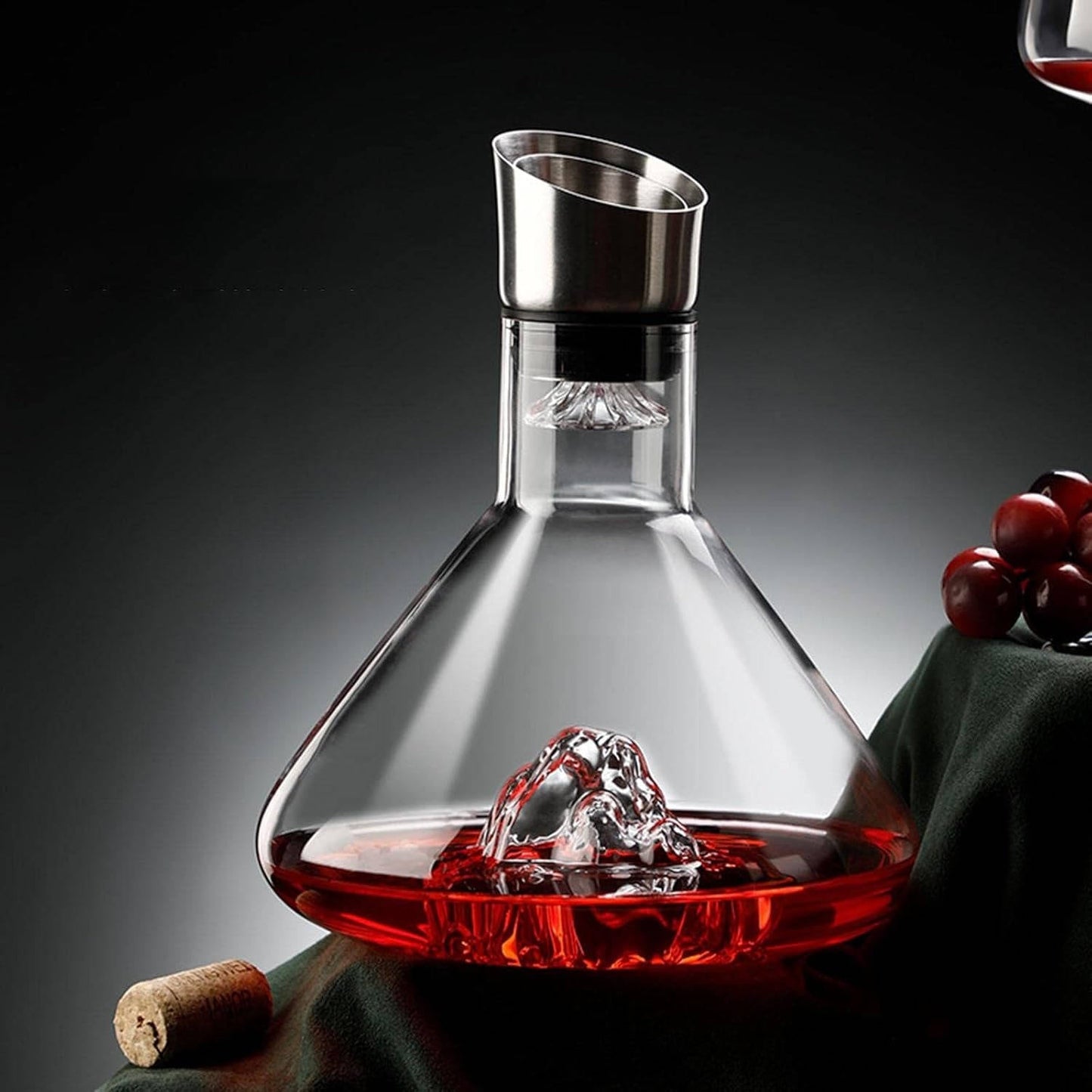 Crystal Wine Decanter Aerator Carafe