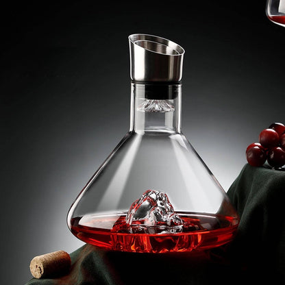 Crystal Wine Decanter Aerator Carafe