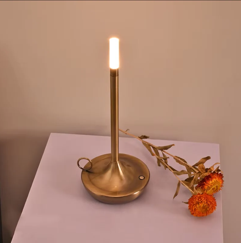 Rechargeable Dimmable Candle Table Lamp