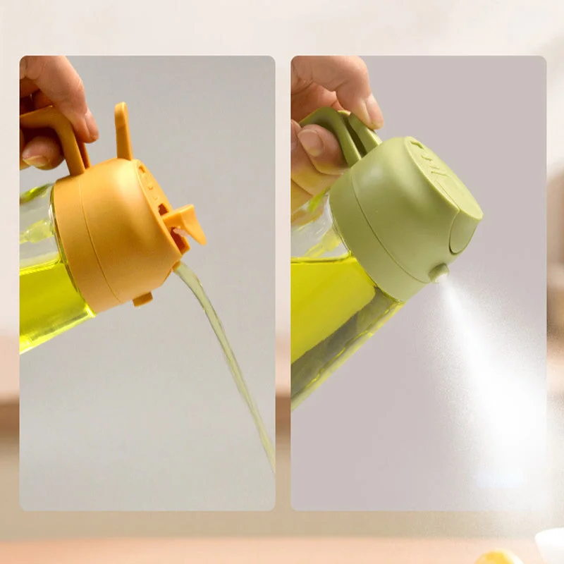 2-in-1 Glass Oil Sprayer and Dispenser Bottle