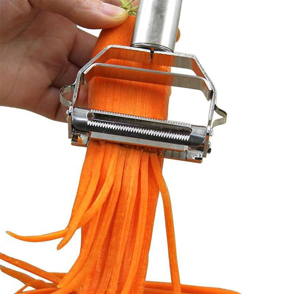 Dual-Blade Vegetable Julienne Peeler