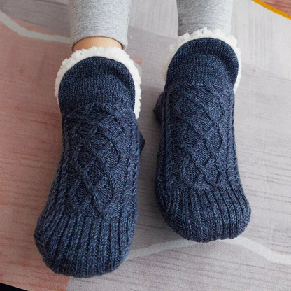 Non-Slip Thermal Fleece Grip Socks for Women