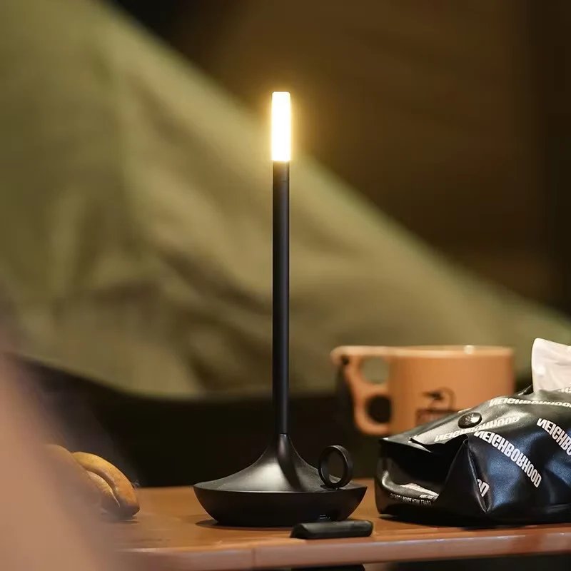 Rechargeable Dimmable Candle Table Lamp
