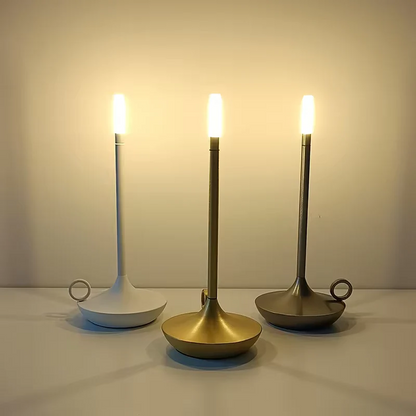 Rechargeable Dimmable Candle Table Lamp