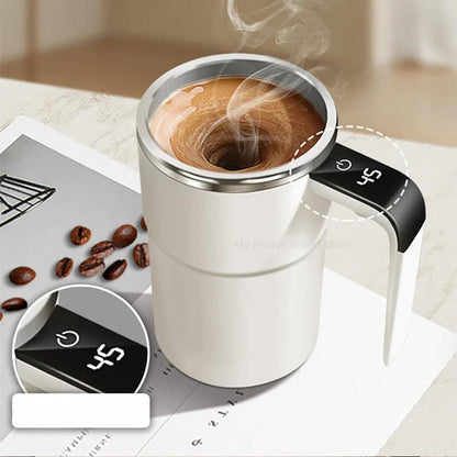 Rechargeable Self-Stirring Travel Mug