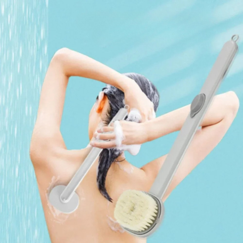 Long-Reach Back Scrubber for Easy Showers
